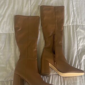 Steve Madden Brown Heeled Boots